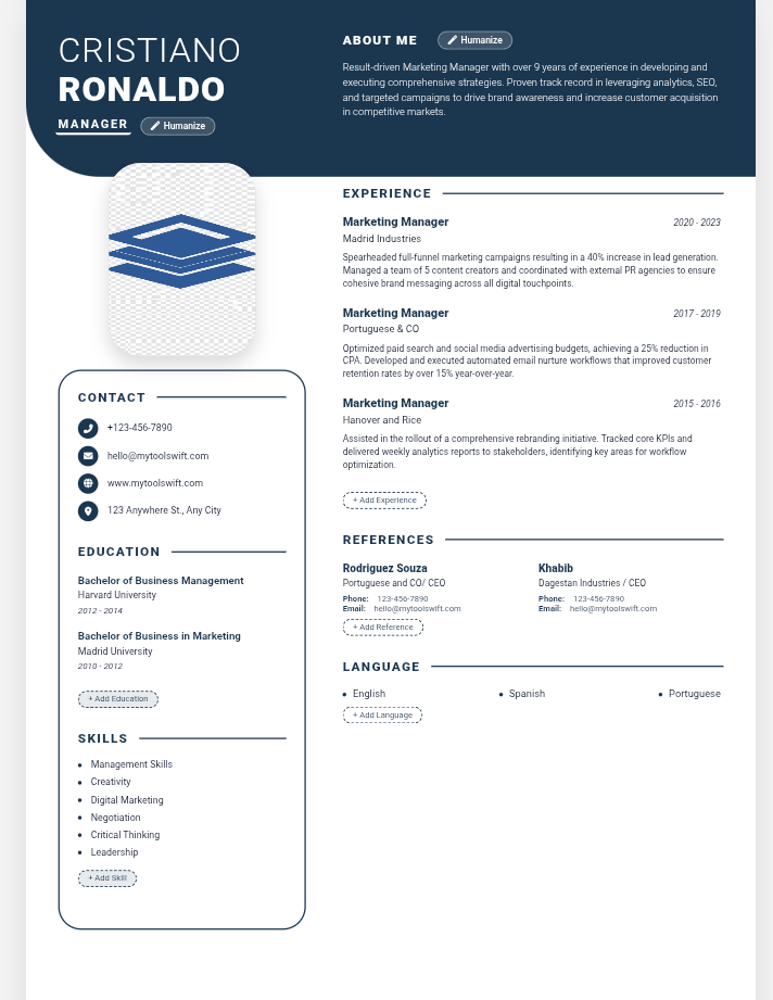 AnchorBlue CV